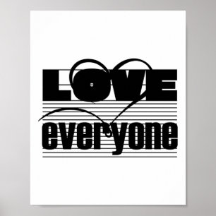 Love Everyone Sticker3  Poster