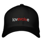 Love Evolve Embroidered Wool Cap