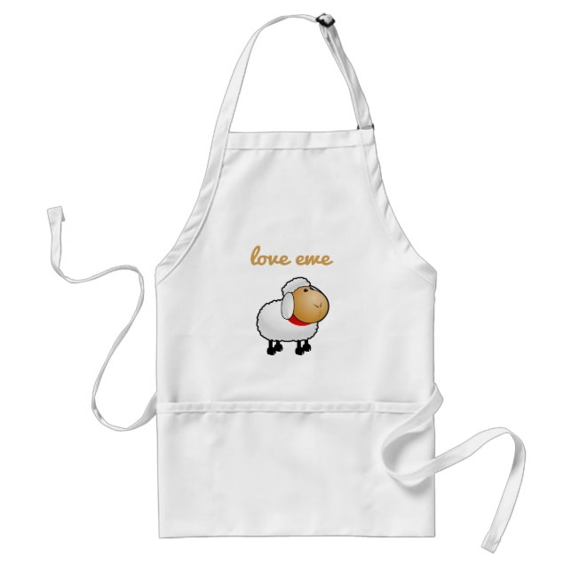 Love Ewe Standard Apron (Front)