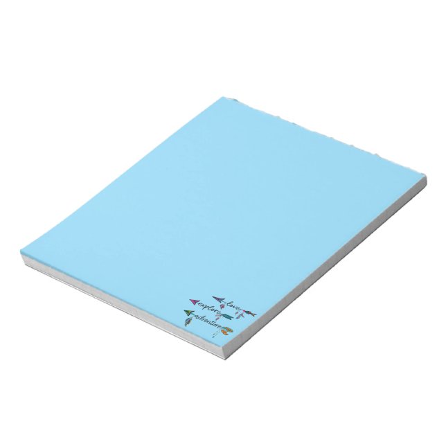 Love Explore Adventure Arrow Tribal Boho Design Notepad (Rotated)