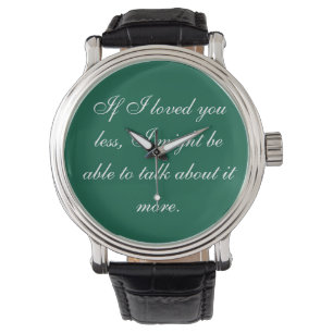 Love expression (green) watch