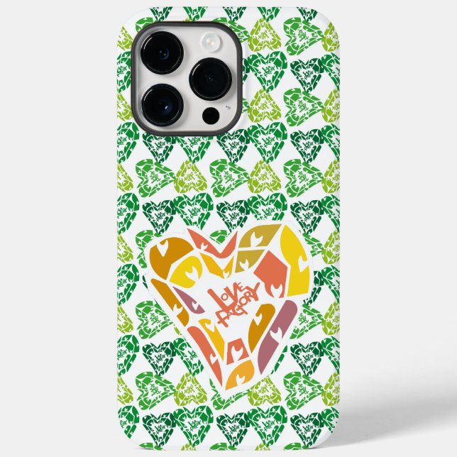LOVE FACTORY HEARTS BY MASANSER Case-Mate iPhone CASE (Back)