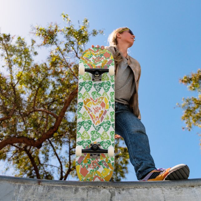 LOVE FACTORY HEARTS BY MASANSER SKATEBOARD (Outdoor 1)