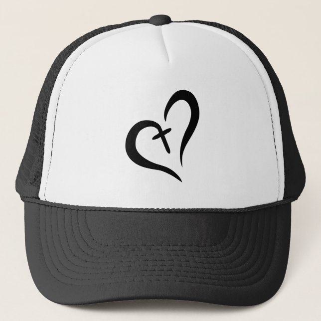 LOVE + FAITH = BLESSED | TRUCKER HAT (Front)