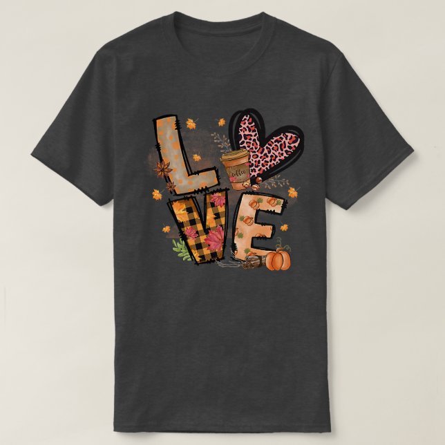 Love Fall Cosy Autumn T-Shirt (Design Front)