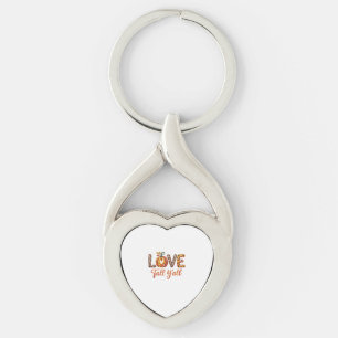 Love Fall Y'all Fall Key Ring
