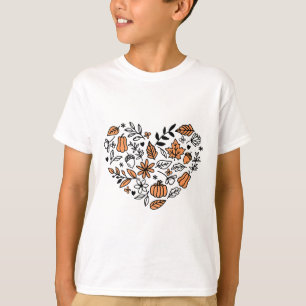 Love Fall Y'all Leopard Pumpkin Autumn Season Wome T-Shirt
