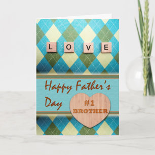 Love Father’s Day for #1 Brother Card