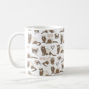Love Ferrets - White Coffee Mug