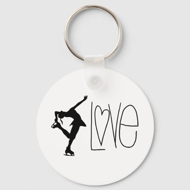 "Love Figure Skating" Key Chain (Front)