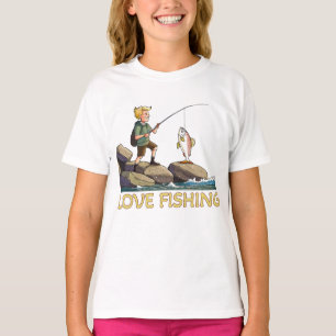 Love Fishing Kid's T-Shirt