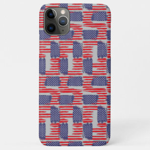 LOVE FLAG USA/USA TEXT BRUSH STROKE BY MASANSER P Case-Mate iPhone CASE