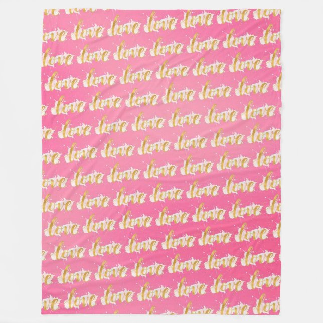 Love Fleece Blanket (Front)