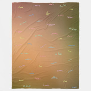 Love Fleece Blanket