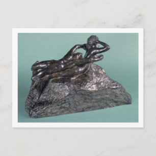 Love Fleeing, 1883-84 (bronze) Postcard