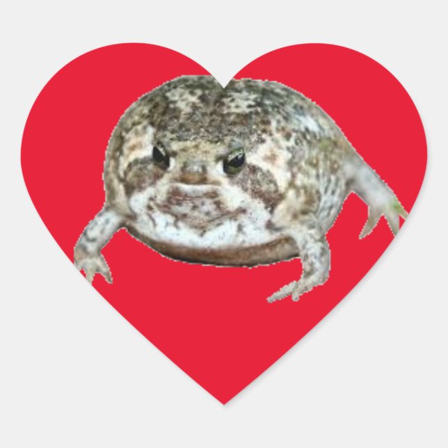 love flog heart sticker (Front)