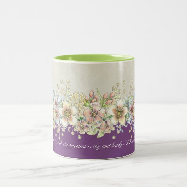 Love - Floral - Coffee Mug (Center)