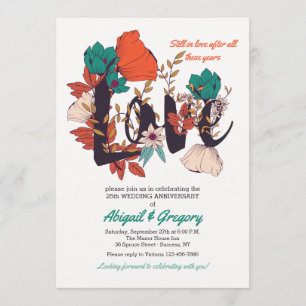 Love Floral Invitation