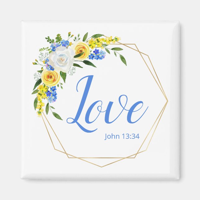 Love Floral Magnet (Front)