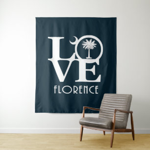 LOVE Florence, South Carolina Tapestry