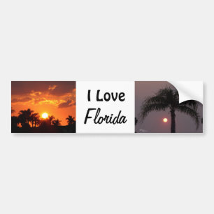 Love Florida Bumper Sticker