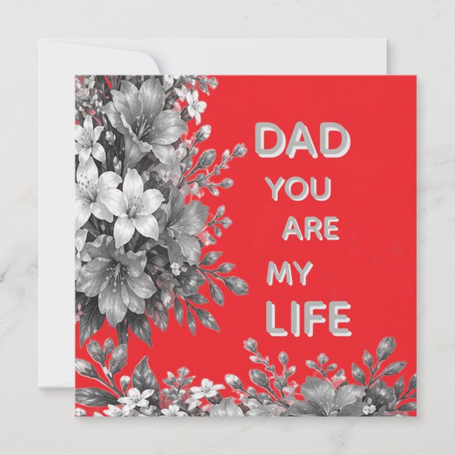 LOVE FLOWER GIFT FOR FATHER (Front)