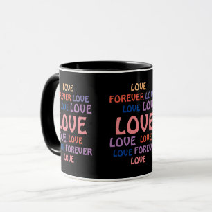 LOVE FLOWER HEART BIRTHDAY VALENTINE MUG