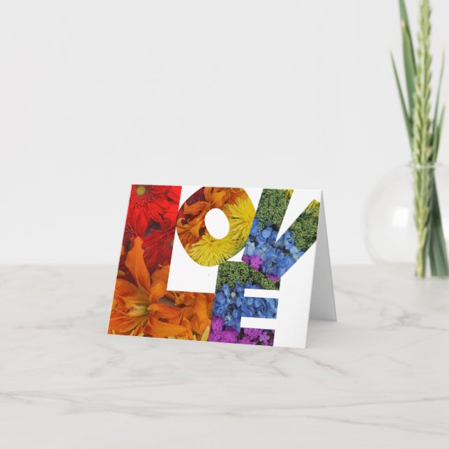Love Flowers Collection - Note Card (Front)