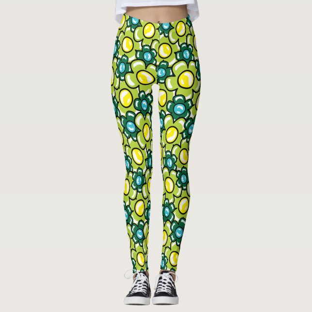 Love & Flowers Leggings (Front)