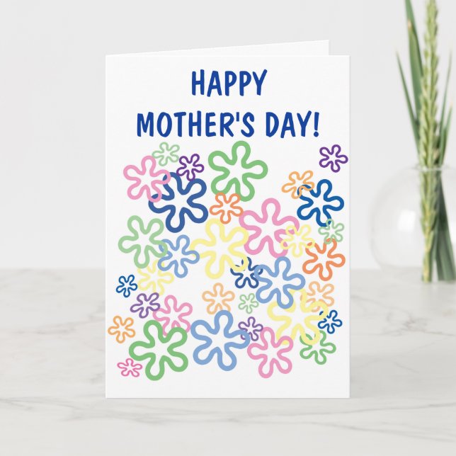 Love Flowers Mother's Day Card (Front)