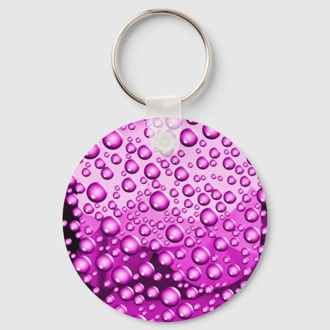 Love Flows,Purle_ Key Ring (Front)