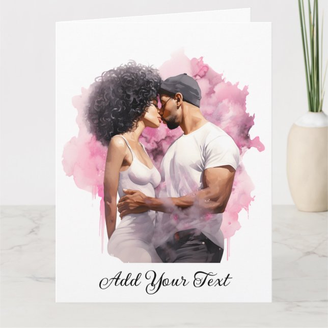 Love -Folded Greeting Card (Front)