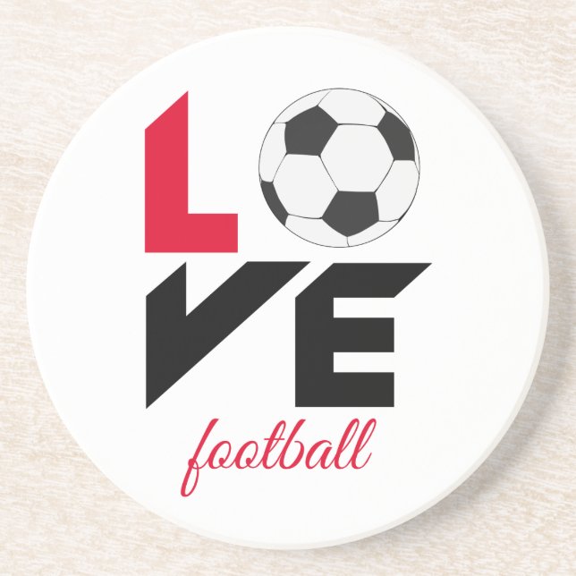 Love football coaster (Front)