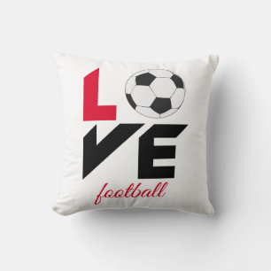 Love football cushion