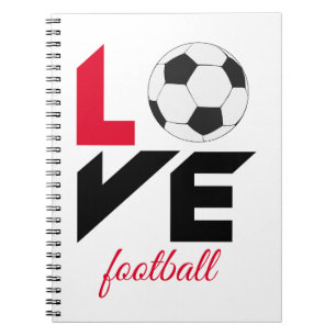 Love football notebook