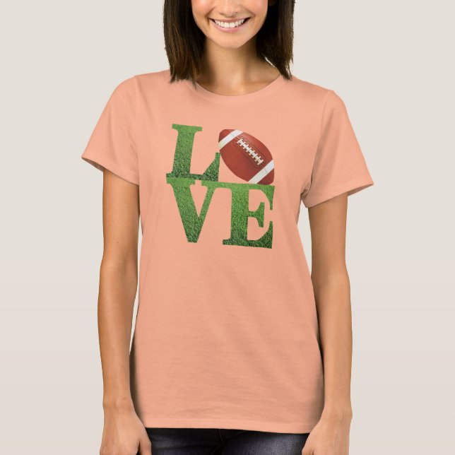 Love Football T-Shirt (Front)