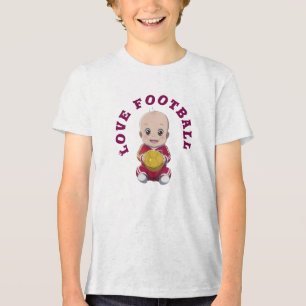 Love football T-Shirt Baby Bodysuit
