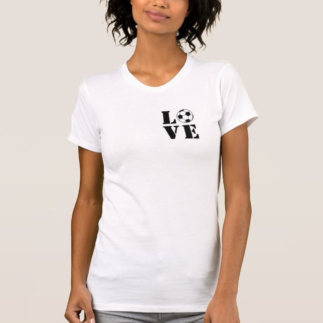 Love Football Women's Fine Jersey T-Shirt (Front)