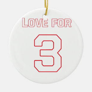 LOVE FOR 3 CERAMIC TREE DECORATION