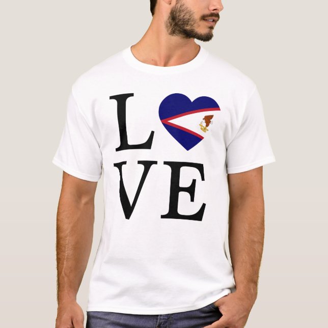 Love for American Samoa T-Shirt (Front)