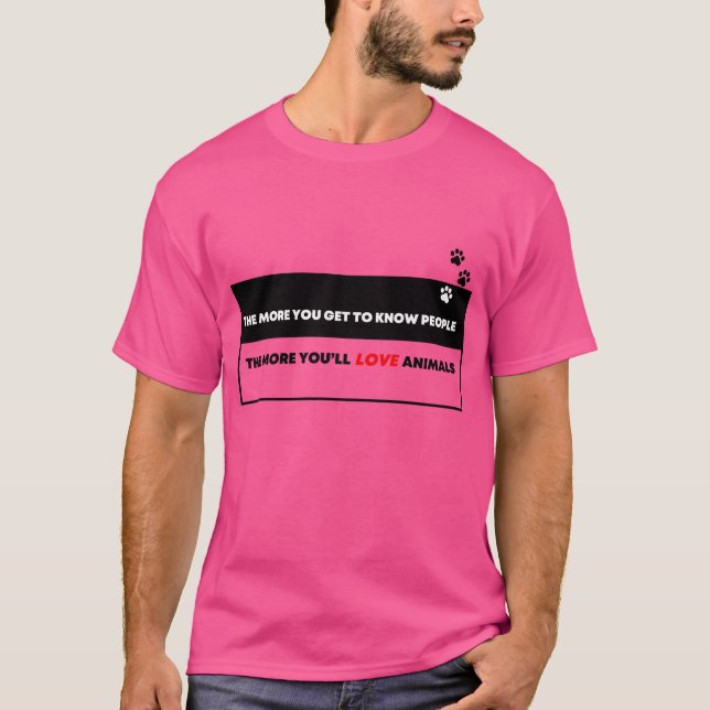 Love for Animals gift T-Shirt (Front)
