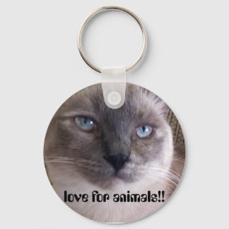 love for animals!! (key chain) key ring
