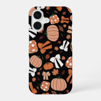 Love for Autumn Black and Orange Cute Pumpkin Bows