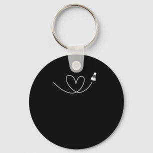 love for badminton badminton key ring