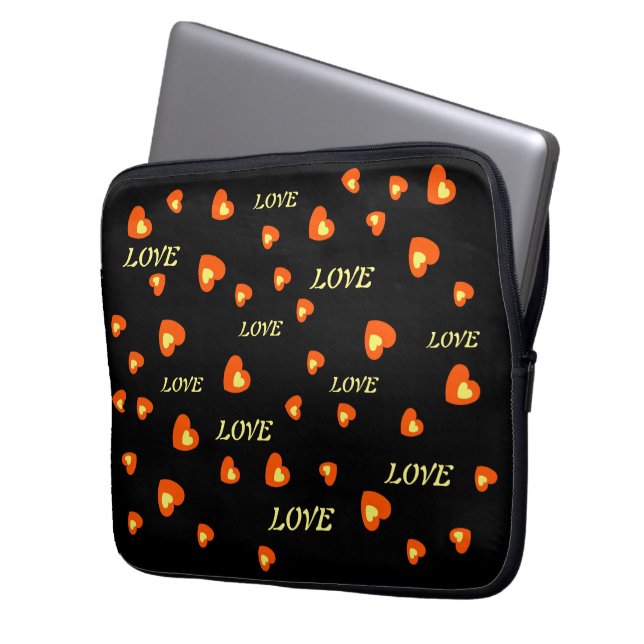 LOVE FOR BOYFRIEND, GIRLFRIEND, HUSBAND, WIFE GIFT LAPTOP SLEEVE (Front Left)