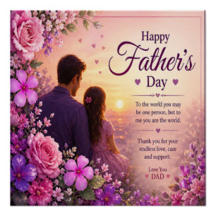 LOVE FOR DAD FROM DAUGHTERS POSTER
