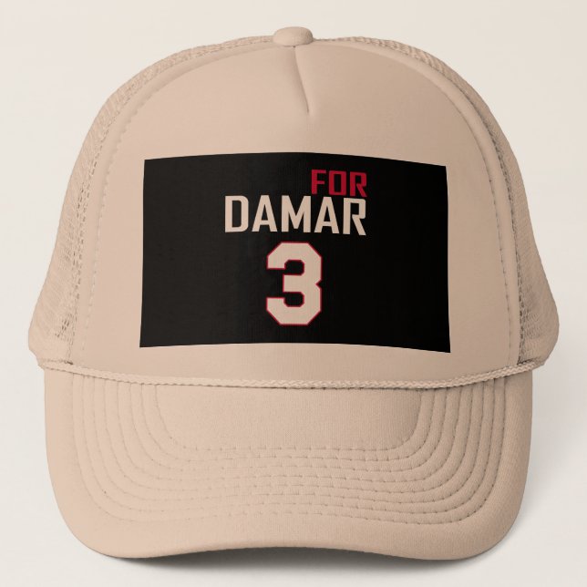 Love For Damar 3 Colour Trucker Hat (Front)
