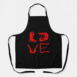 Love For Dirt Bike Funny Gift For Bikers Apron