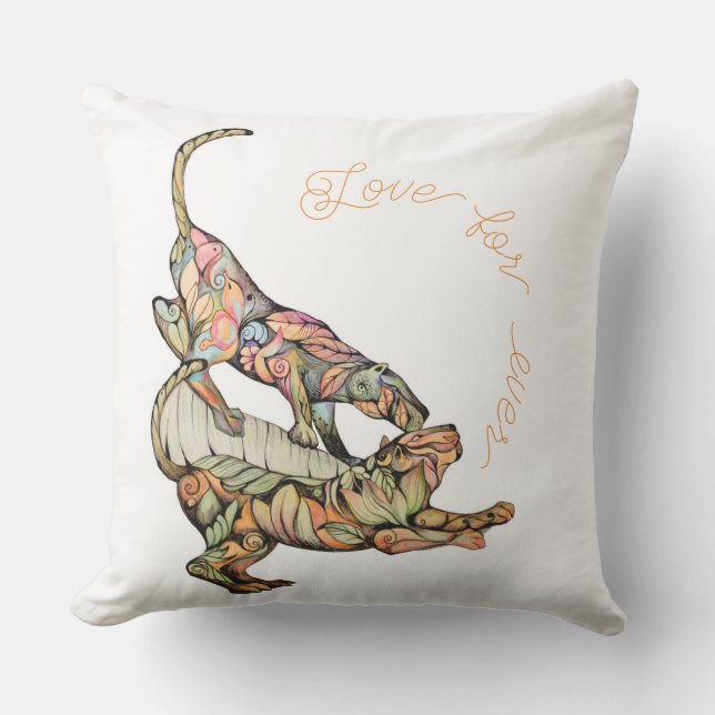 Love for ever cushion (Front)