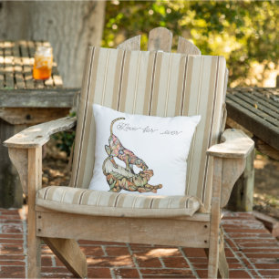 Love for ever tigers' dance cushion